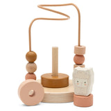 Boulier spirale & jeu à empiler en bois Alpaca Paco – Dès 12 mois JOLLEIN