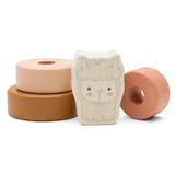 Boulier spirale & jeu à empiler en bois Alpaca Paco – Dès 12 mois JOLLEIN