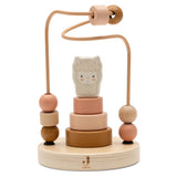 Boulier spirale & jeu à empiler en bois Alpaca Paco – Dès 12 mois JOLLEIN