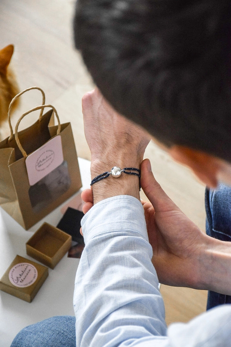 Bracelet bola futur papa lien sonore avec bébé