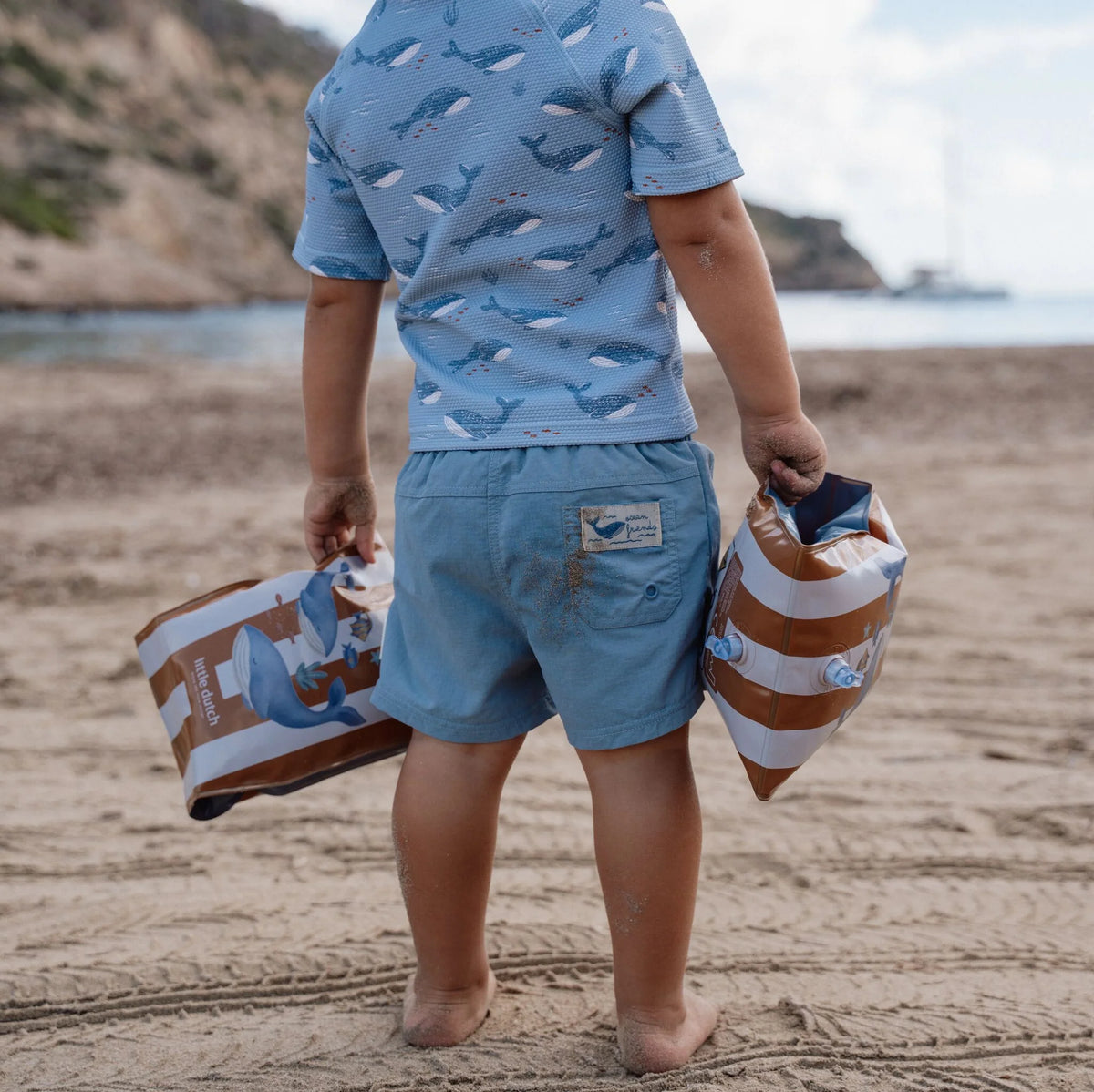Brassards enfant marron – brassards piscine apprentissage