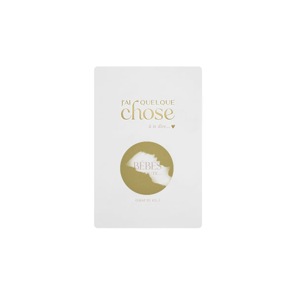 Carte à gratter annonce grossesse – Bébés en route