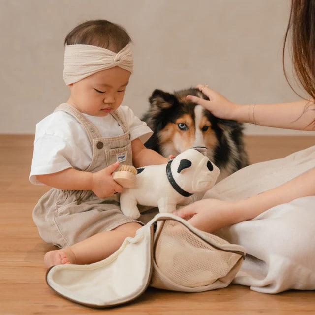 Ensemble Chiot Frenchie – Jouet interactif et éducatif pour enfant