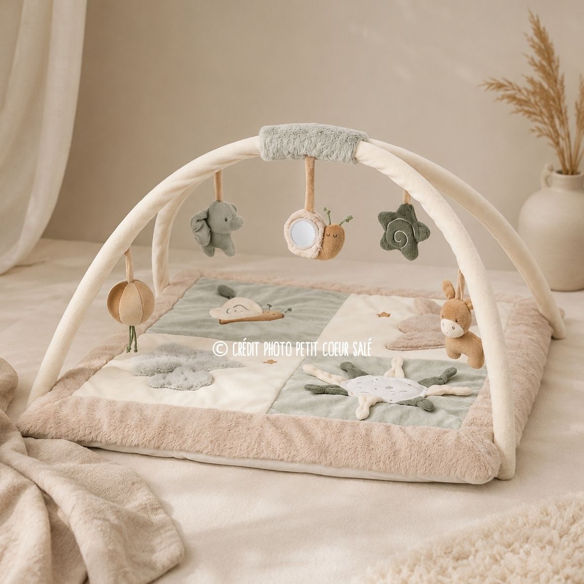 Tapis d’éveil LouLou avec arches – 80 x 80 cm – Nattou NATTOU