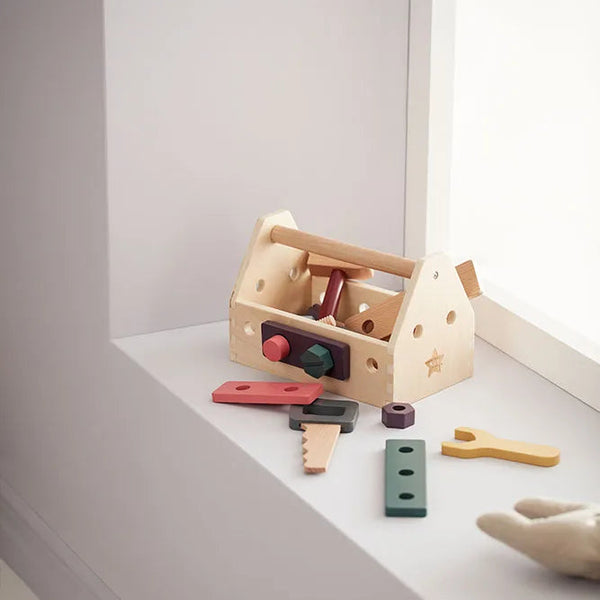 Caisse à outils enfant en bois FSC – kit bricolage complet dès 3 ans Kid's concept