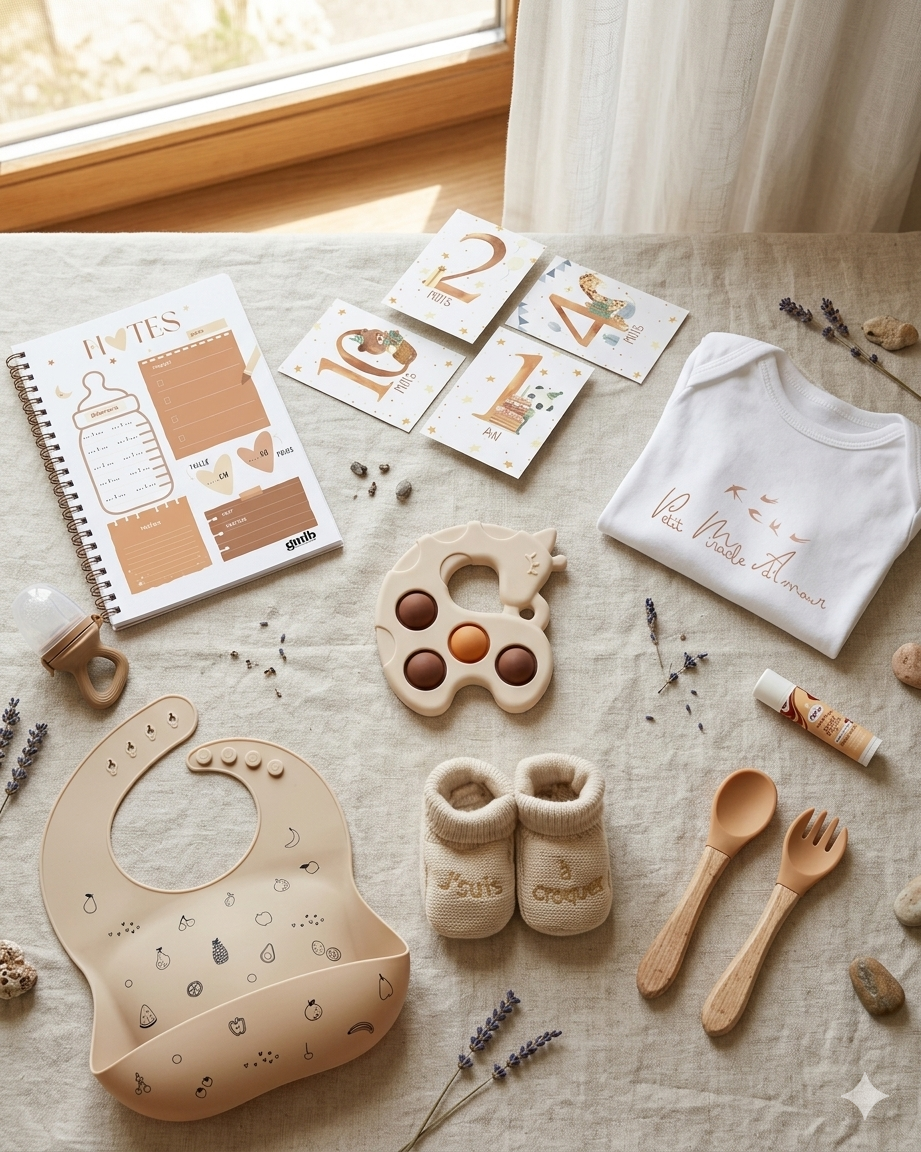 Calendrier de l'avent femme enceinte Petit coeur salé | Cadeau de grossesse original