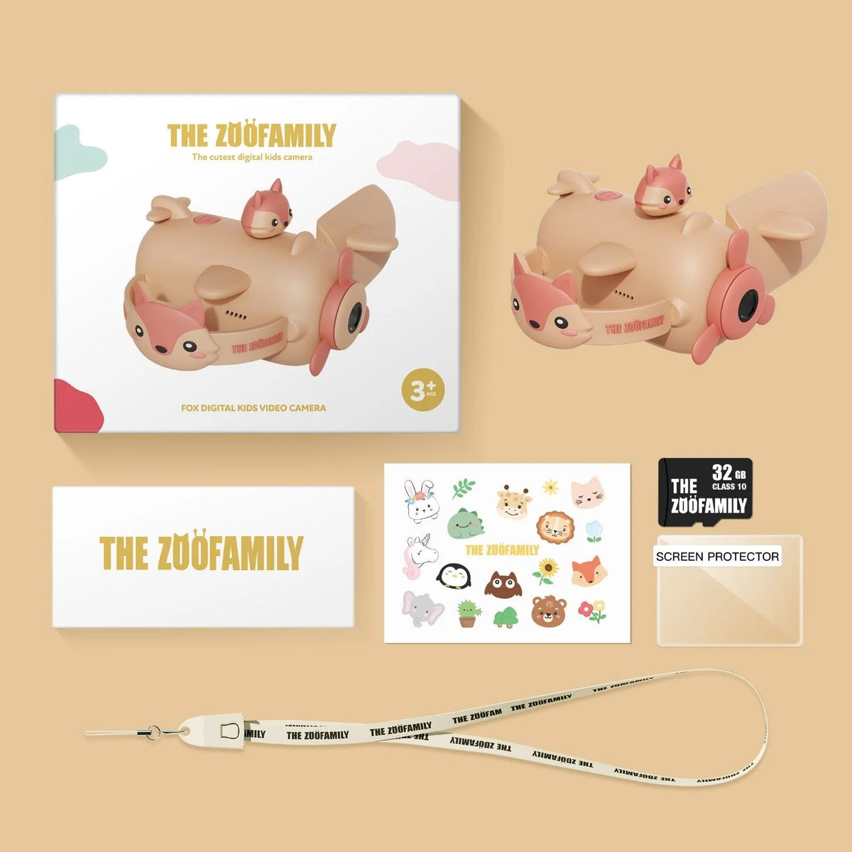 Zoo Video – Renard – Caméra photo & vidéo enfant The Zoofamily ZOO FAMILY