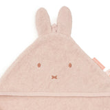 Cape de bain bébé Miffy rose en éponge 75 x 75 cm - Jollein JOLLEIN