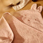 Cape de bain bébé Miffy rose en éponge 75 x 75 cm - Jollein JOLLEIN
