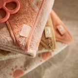 Cape de bain bébé Jacquard Light Terra 75 x 75 cm - Jollein JOLLEIN