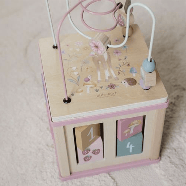 Cube d'activités en bois FSC - Fairy Garden - Petit coeur salé