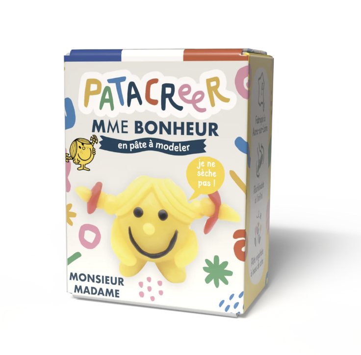 Kit à fabriquer Mme BONHEUR en pâte à modeler patacreer