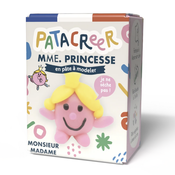 Kit à fabriquer Mme PRINCESSE en pâte à modeler patacreer