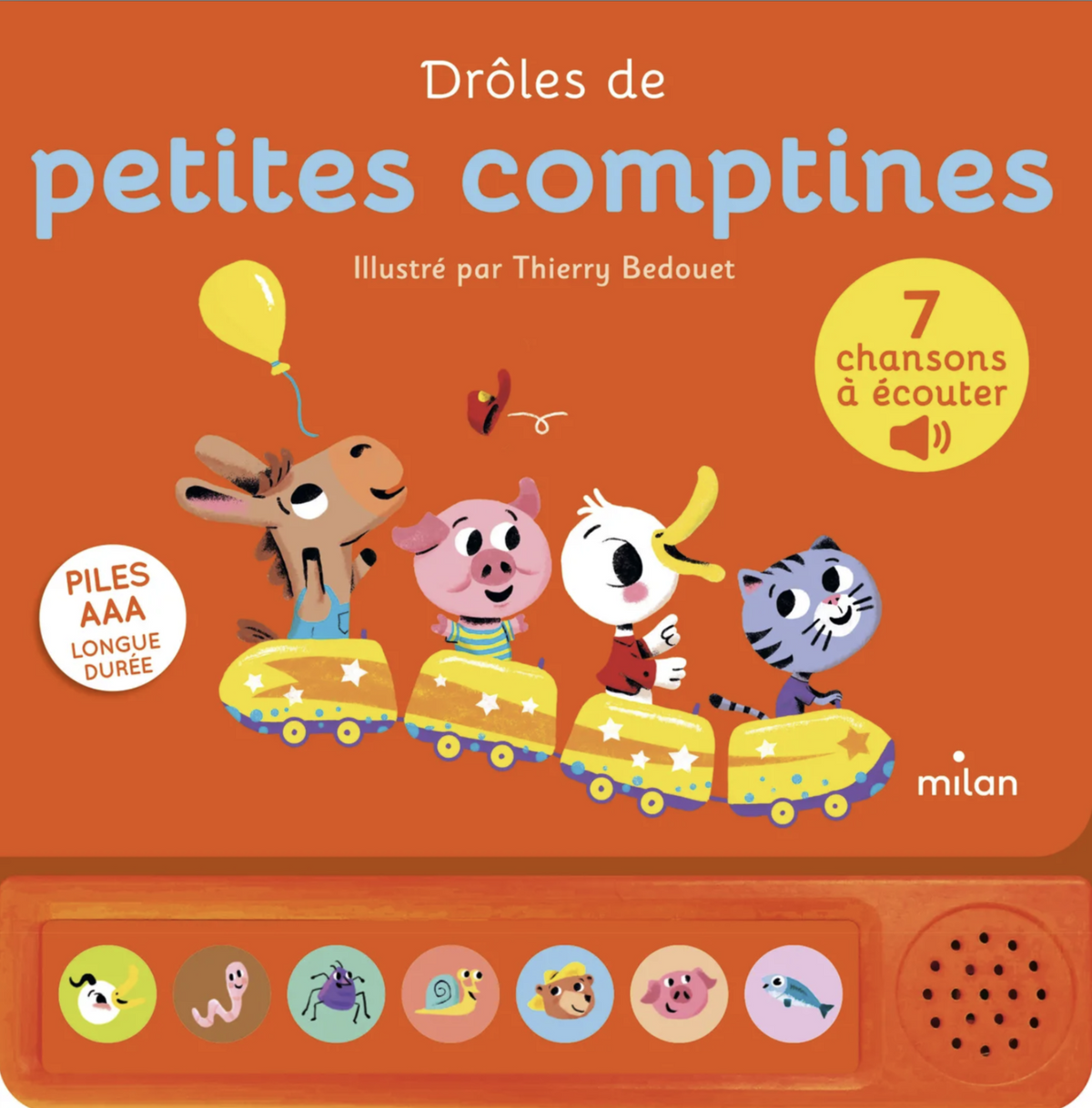 Drôles de Petites Comptines – Livre audio dès 1 an