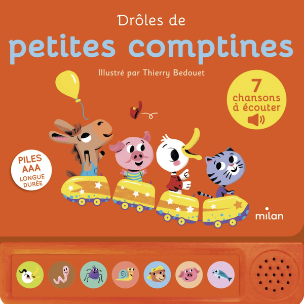 Drôles de Petites Comptines – Livre audio dès 1 an