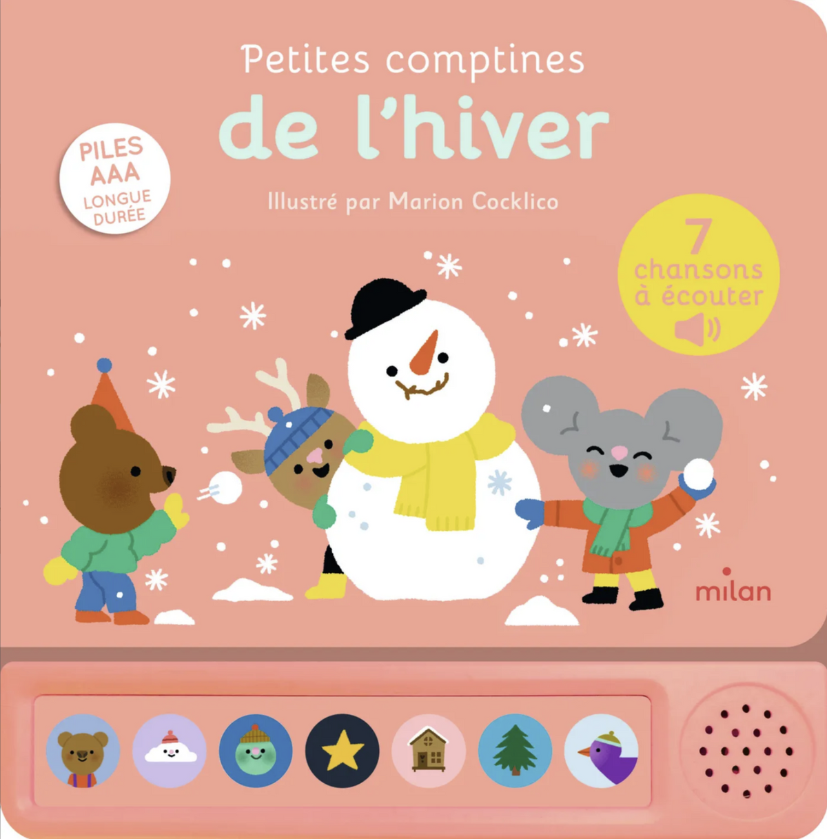Petites Comptines d’Hiver – Livre sonore pour bébé dès 1 an
