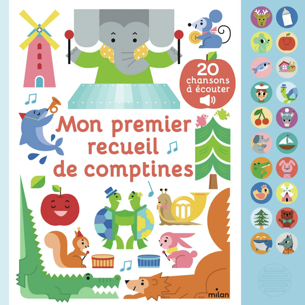Mon premier recueil de comptines – Livre sonore
