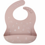 Bavoir silicone fruits - Pale pink