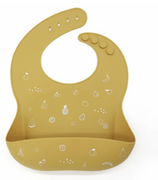 Bavoir silicone fruits - Mangue