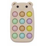Jouet pop-it Silicone ours beige GMLB