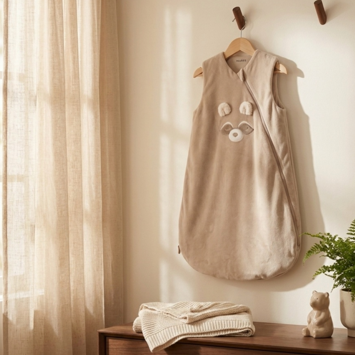Gigoteuse bébé 70 cm en Veloudoux® – 1 à 6 mois – Noukie's NOUKIES