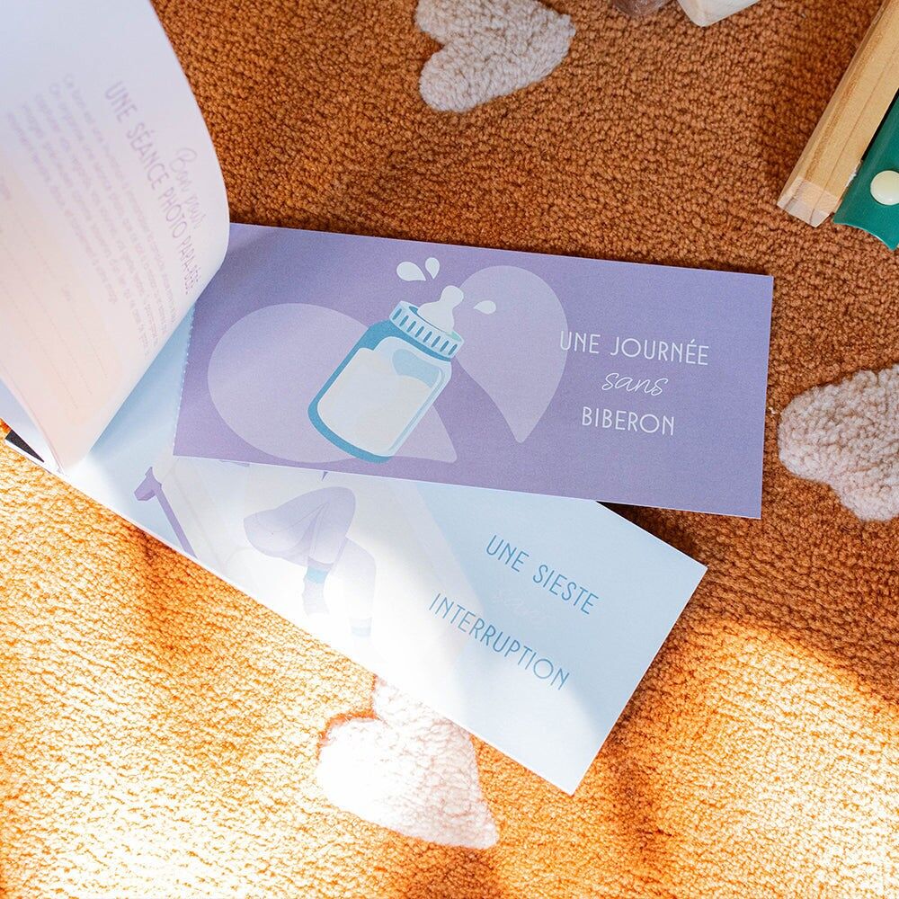 Carnet de bons fête des pères papier PEFC imprimé France