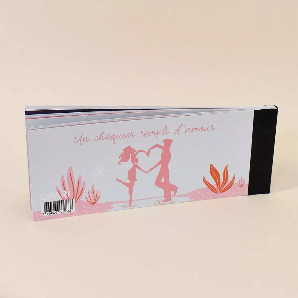 Carnet de Bons Chéquier Romantique Petits Moments à Deux OPARI