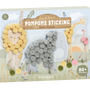 Cartes à pompons Safari Friends : l’activité créative idéale pour apprendre les couleurs en s’amusant dès 3 ans.