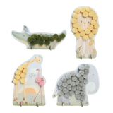 Cartes à pompons Safari Friends : l’activité créative idéale pour apprendre les couleurs en s’amusant dès 3 ans.
