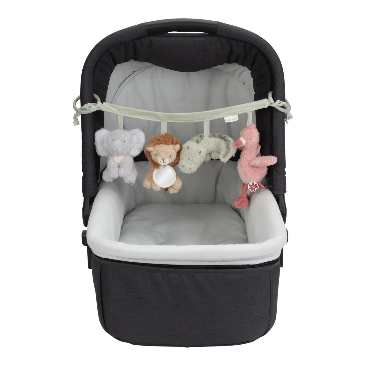 Chaîne d’activités pour poussette Safari Friends – jouet d’éveil bébé