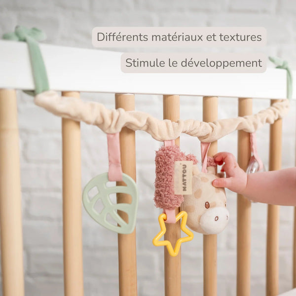 Chaîne de poussette Gina la Girafe 17 cm – Nattou 🦒 NATTOU