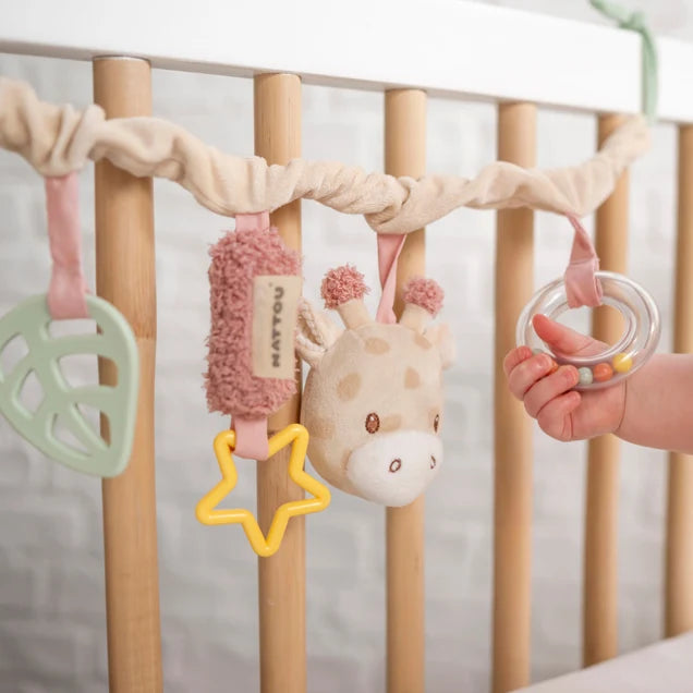 Chaîne de poussette Gina la Girafe 17 cm – Nattou 🦒 NATTOU