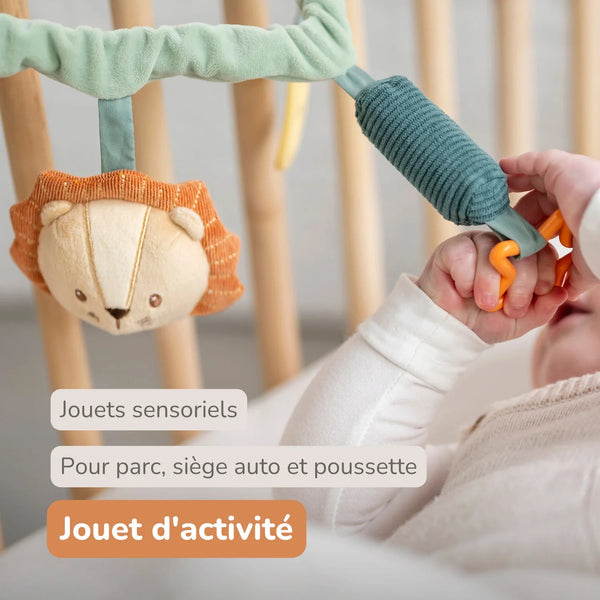 Chaîne de poussette Léon le Lion 17 cm – Nattou 🦁 NATTOU