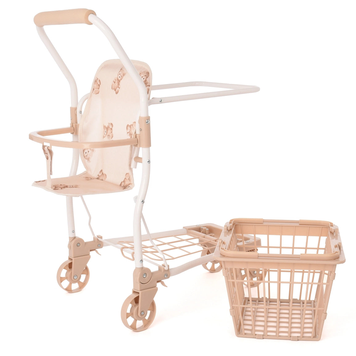 Chariot de courses jouet enfant avec panier amovible