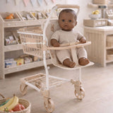 Chariot de courses enfant beige – Jouet imitation motif ours Roma