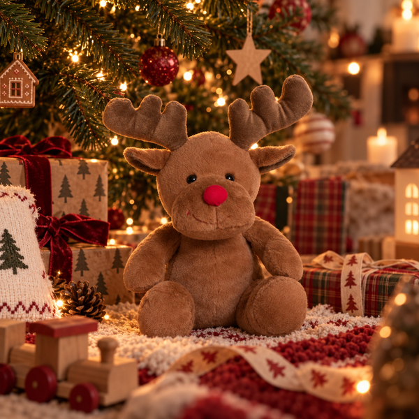 Doudou Renne de noël marron MUMBLE