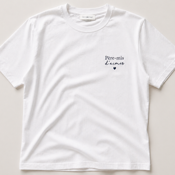 Tee-shirt père-mis d'aimer papa