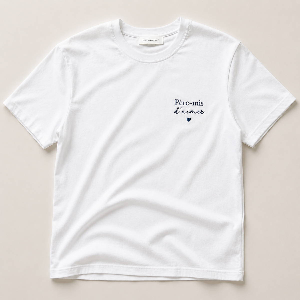 Tee-shirt père-mis d'aimer papa