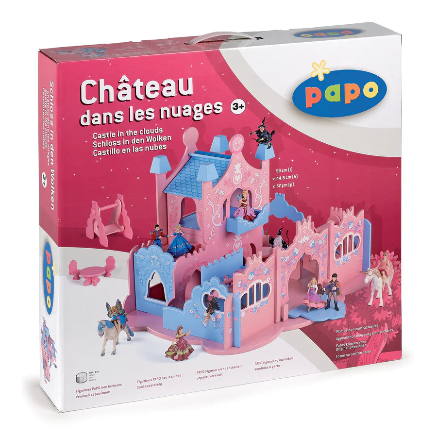 Château en bois enfant – jouet d’imagination château princesse