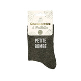 Chaussettes à paillettes « Petite Bombe » – Taille 36-42 SAVONNERIE DE L'ILOT