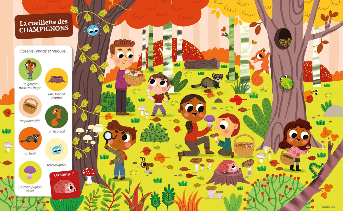 Cherche et trouve des tout-petits – Dans la forêt - AUZOU AUZOU