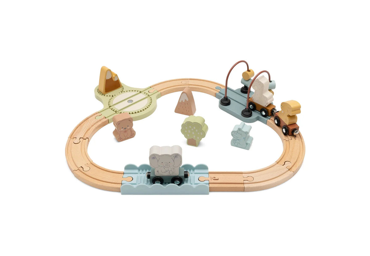 Circuit de train en bois Jollies – Dès 3 ans JOLLEIN