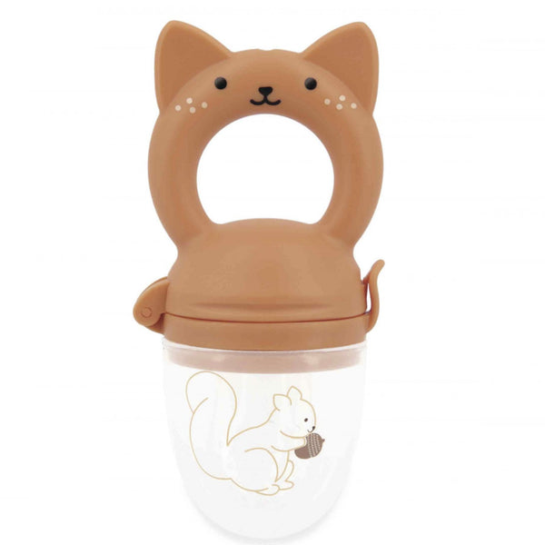 Coffret grignoteuse bébé 6 mois et bavoir assorti. Idéal pour la diversification alimentaire en toute sécurité.