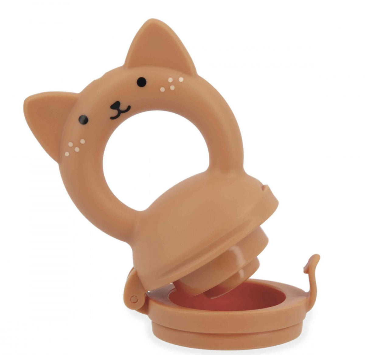 Coffret grignoteuse bébé 6 mois et bavoir assorti. Idéal pour la diversification alimentaire en toute sécurité.