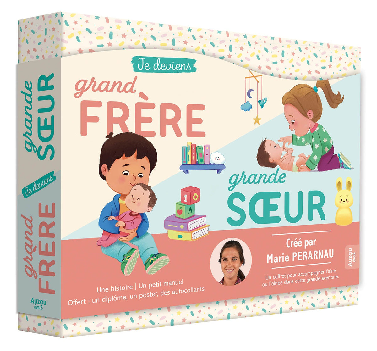 Coffret Je deviens grand frère / grande sœur - Marie Perarnau 1 2 3 SOLEIL