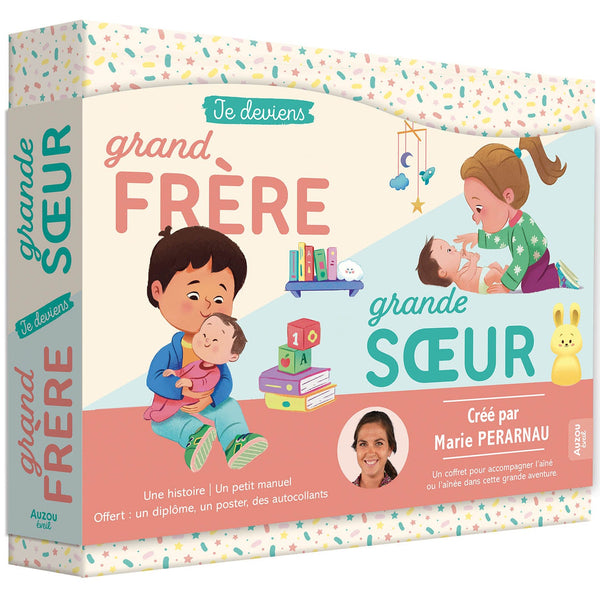 Coffret Je deviens grand frère / grande sœur - Marie Perarnau 1 2 3 SOLEIL