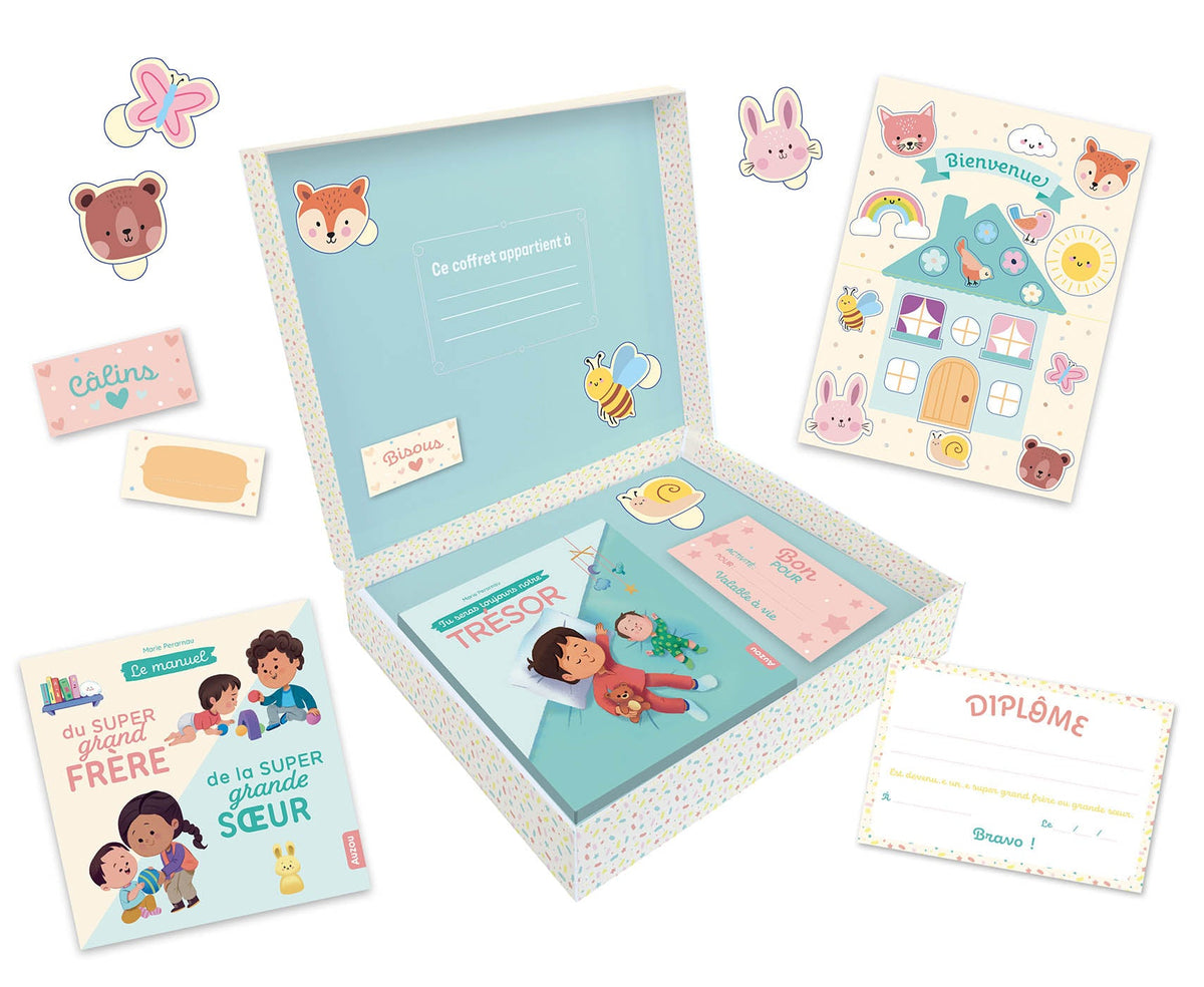 Coffret Je deviens grand frère / grande sœur - Marie Perarnau 1 2 3 SOLEIL