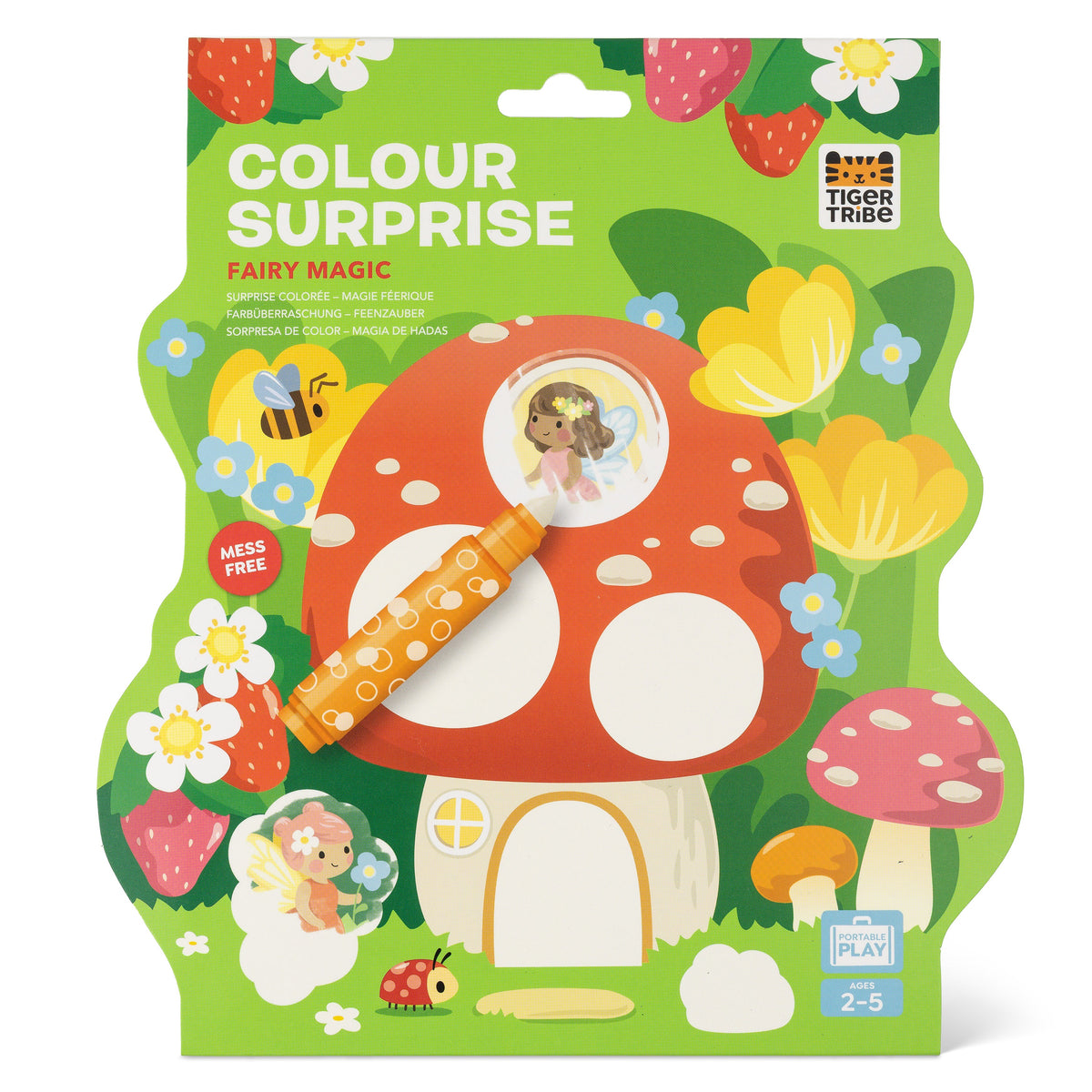 Coloriage magique enfant fées – carnet sans tache 2 ans TIGER TRIBE