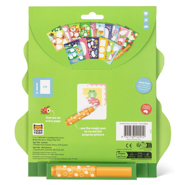 Coloriage magique enfant fées – carnet sans tache 2 ans TIGER TRIBE