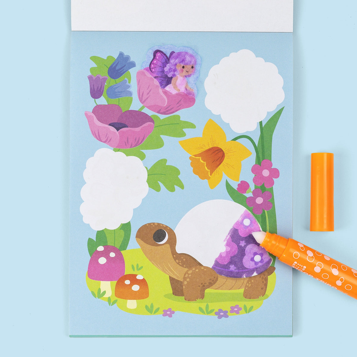 Coloriage magique enfant fées – carnet sans tache 2 ans TIGER TRIBE